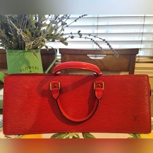 Louis Vuitton Sac Triangle Red Epi